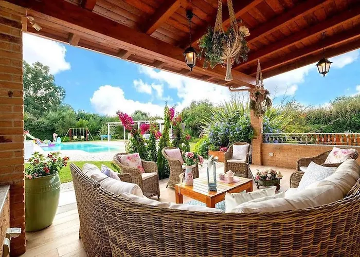 Dolores , With A Spectacular Swimming Pool With Hydromassage And A Big Garden For The Children - Iun S3325 Villa Alghero